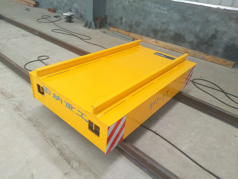 Cable Reel Powered Warehouse Flat Car su ferrovia con controllo remoto