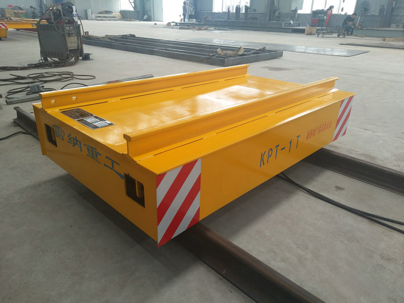Cable Reel Powered Warehouse Flat Car su ferrovia con controllo remoto