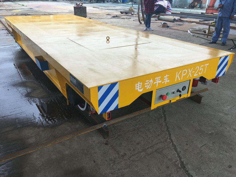 Trolley di trasferimento a batteria 25 tonnellate in acciaio