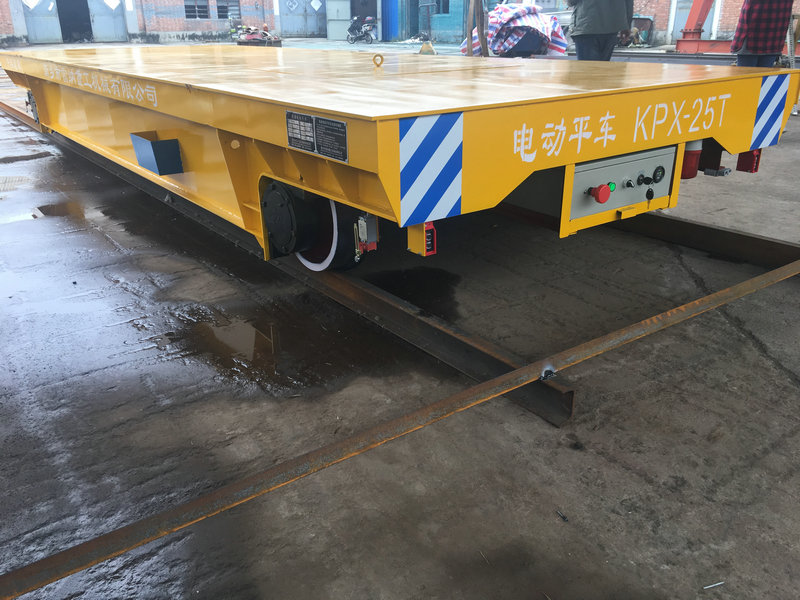 Trolley di trasferimento a batteria 25 tonnellate in acciaio