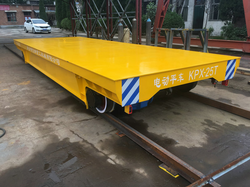 Trolley di trasferimento a batteria 25 tonnellate in acciaio