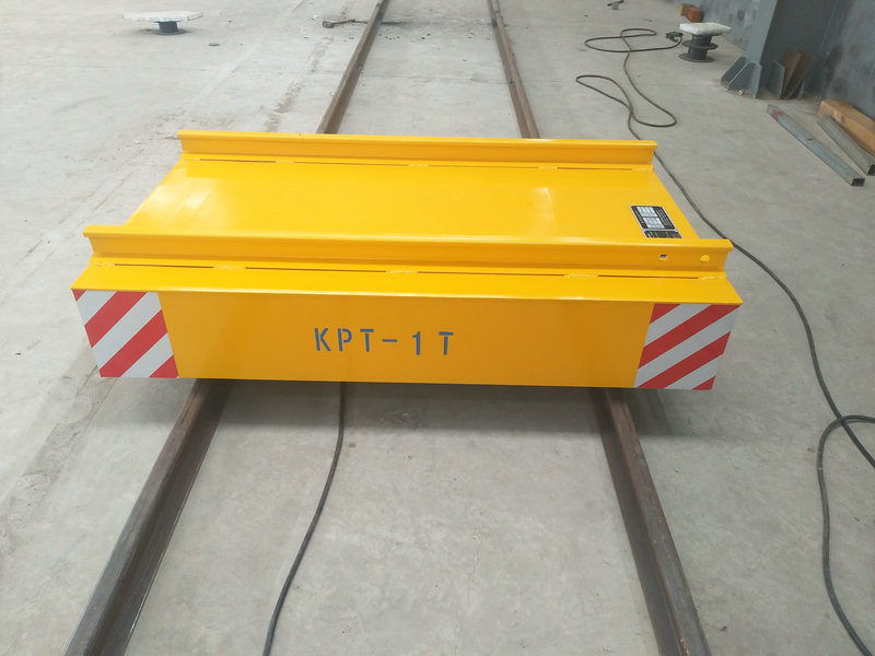 Cable Reel Powered Warehouse Flat Car su ferrovia con controllo remoto