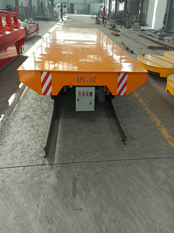 Batterie alimentate da 30 tonnellate e carrello di trasferimento ferroviario a molla